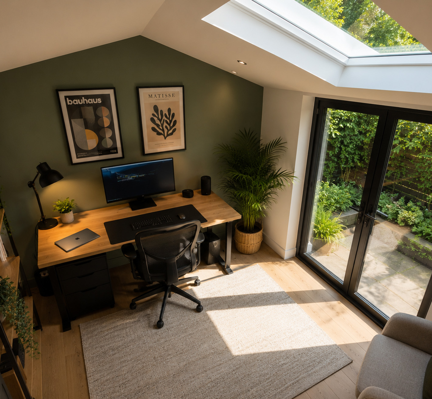 A quiet, distraction-free working environment